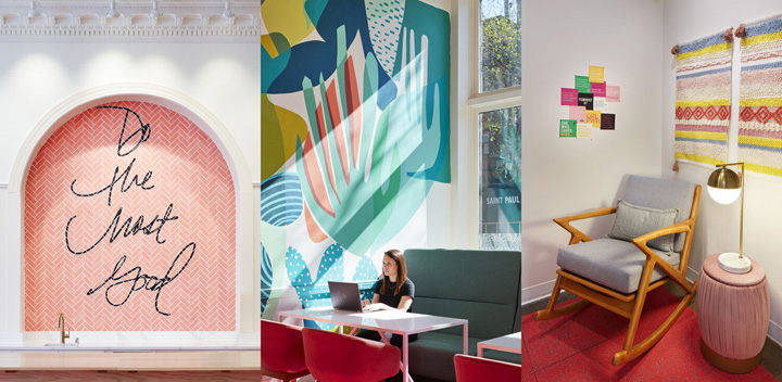 專為女性服務的8000平時尚聯合辦公裝修設計方案 專為女性服務的8000平時尚聯合辦公裝修設計方案