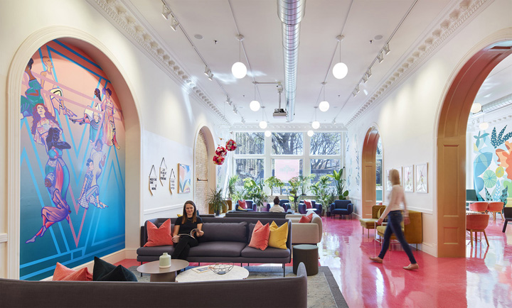 專為女性服務的8000平時尚聯合辦公裝修設計方案 專為女性服務的8000平時尚聯合辦公裝修設計方案