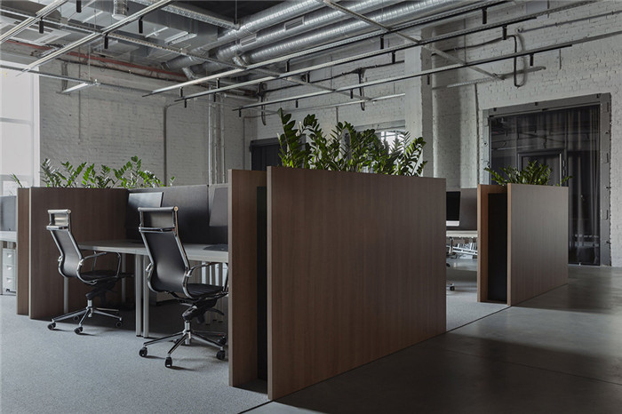 350平藝術工業風軟件開發公司辦公室裝修實景圖 350平藝術工業風軟件開發公司辦公室裝修實景圖