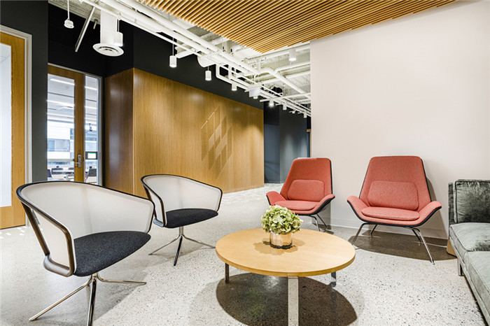 1000平時尚大氣的管理咨詢公司辦公室洽談區(qū)改造裝修案例