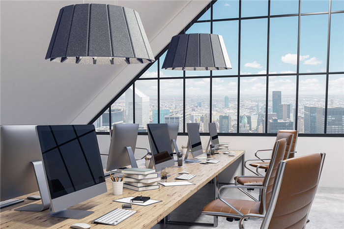 1000平時尚大氣的管理咨詢公司辦公室辦公區(qū)改造裝修案例