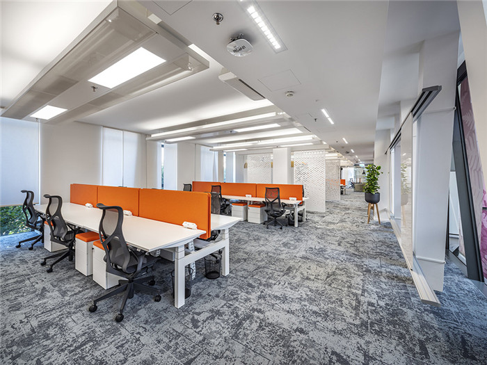 美國閃存制造科技公司可持續環保辦公裝修設計方案