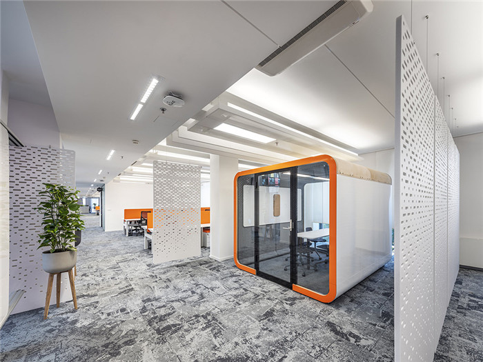 美國閃存制造科技公司可持續環保辦公裝修設計方案