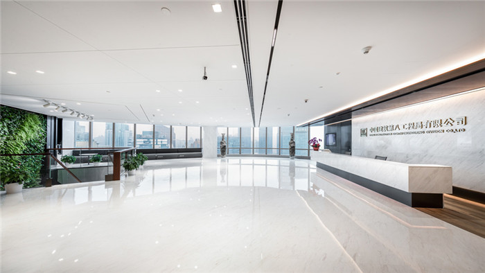 中建八局9000平高端中式總部辦公室大廳裝修設(shè)計案例 中建八局9000平高端中式總部辦公室大廳裝修設(shè)計案例