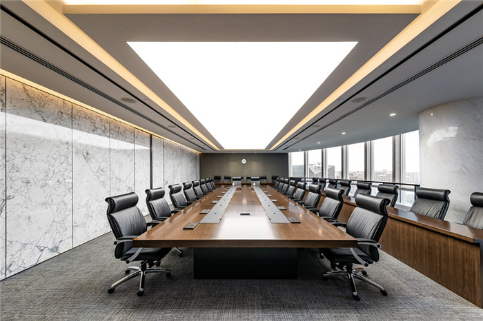 中建八局9000平高端中式總部辦公室會議室裝修設(shè)計案例 中建八局9000平高端中式總部辦公室會議室裝修設(shè)計案例