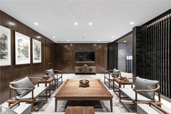 中建八局9000平高端中式總部經(jīng)理辦公室裝修設(shè)計案例 中建八局9000平高端中式總部經(jīng)理辦公室裝修設(shè)計案例