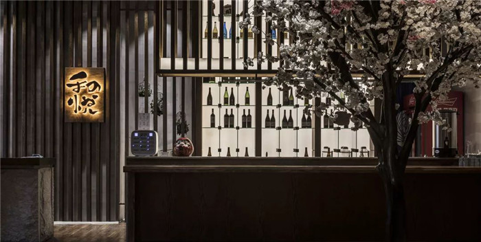 鄭州靠譜的裝修公司推薦超美的高端日料餐廳吧臺裝修案例 鄭州靠譜的裝修公司推薦超美的高端日料餐廳吧臺裝修案例