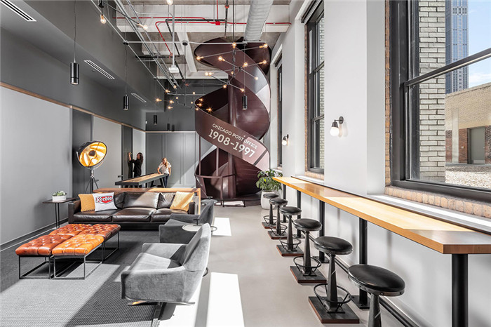 7000平精致工業風制造公司總部辦公室裝修改造設計實景圖 7000平精致工業風制造公司總部辦公室裝修改造設計實景圖