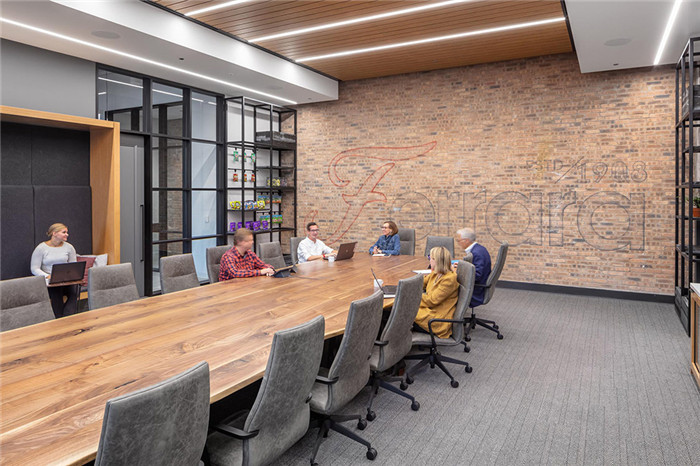 7000平精致工業風制造公司總部辦公室裝修改造設計實景圖 7000平精致工業風制造公司總部辦公室裝修改造設計實景圖