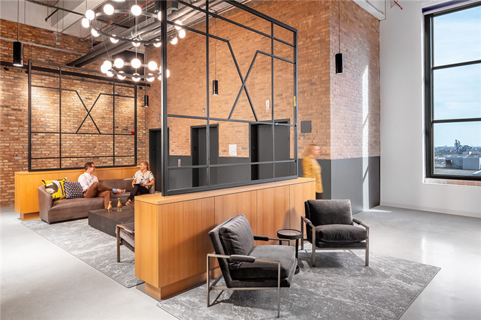 7000平精致工業風制造公司總部辦公室裝修改造設計實景圖 7000平精致工業風制造公司總部辦公室裝修改造設計實景圖
