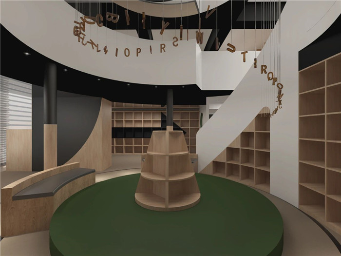 小舞臺讀書角設計-以光之名 趣味十足的少兒英語培訓機構裝修效果圖 小舞臺讀書角設計-以光之名 趣味十足的少兒英語培訓機構裝修效果圖