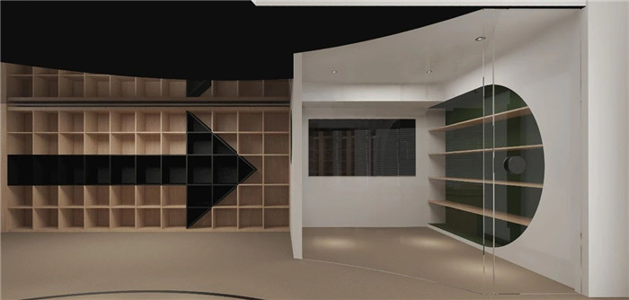 展架書柜設計-趣味十足的少兒英語培訓機構裝修效果圖 展架書柜設計-趣味十足的少兒英語培訓機構裝修效果圖