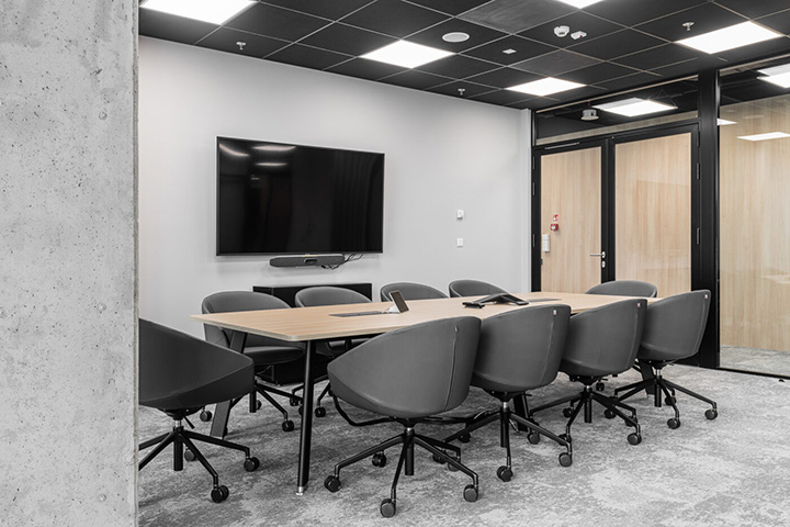 10人會議室裝修設計-靈活度極高的開放式制造公司辦公室裝修設計方案 10人會議室裝修設計-靈活度極高的開放式制造公司辦公室裝修設計方案