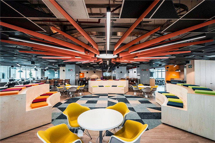 休閑中心設計-前臺設計-時尚活潑的劍橋大學出版社辦公室升級改造裝修方案 休閑中心設計-前臺設計-時尚活潑的劍橋大學出版社辦公室升級改造裝修方案