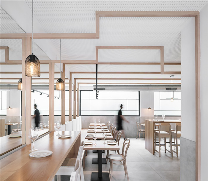 用餐區裝修設計-海鮮餐廳酒吧裝修設計方案