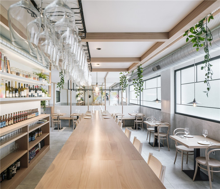 酒吧吧臺裝修設計-海鮮餐廳酒吧裝修設計方案