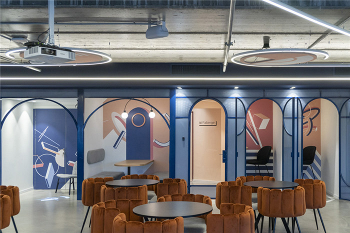 趣味十足的8000平構成藝術聯合辦公裝修設計方案