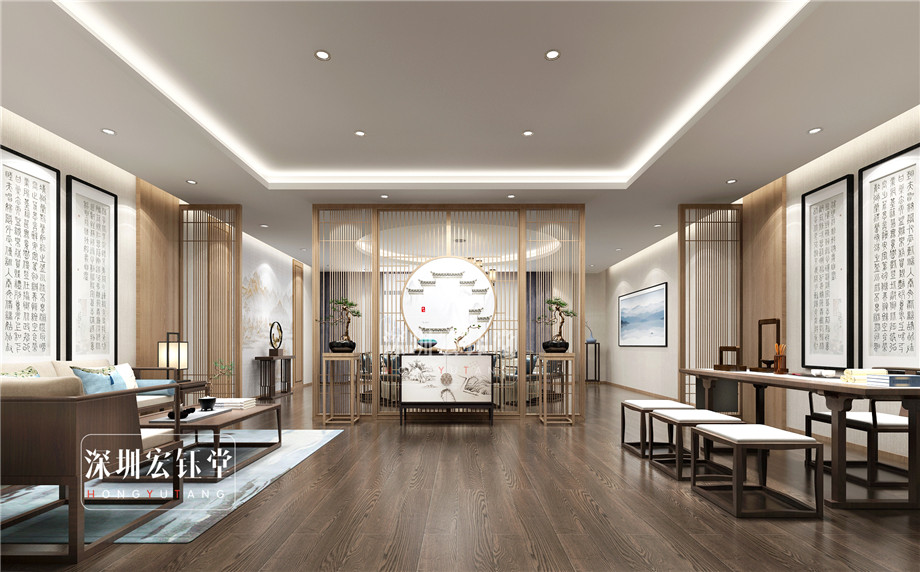 河南躍薪集團(tuán)辦公樓豪華餐廳包房裝修效果圖-鄭州宏鈺堂辦公樓裝修公司 河南躍薪集團(tuán)辦公樓豪華餐廳包房裝修效果圖-鄭州宏鈺堂辦公樓裝修公司