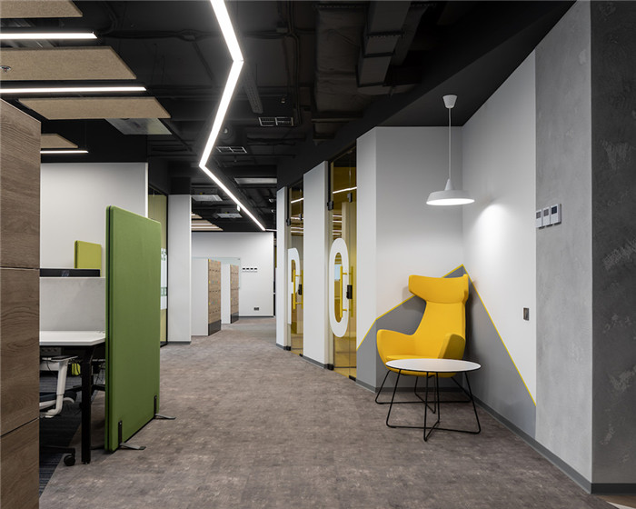 走廊裝修設計-高端寫字樓4000平IT公司活力辦公室裝修方案 走廊裝修設計-高端寫字樓4000平IT公司活力辦公室裝修方案