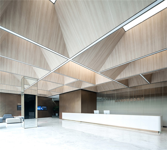 辦公樓大廳設計-大氣靈動多元化的旭輝地產總部辦公樓裝修方案 辦公樓大廳設計-大氣靈動多元化的旭輝地產總部辦公樓裝修方案