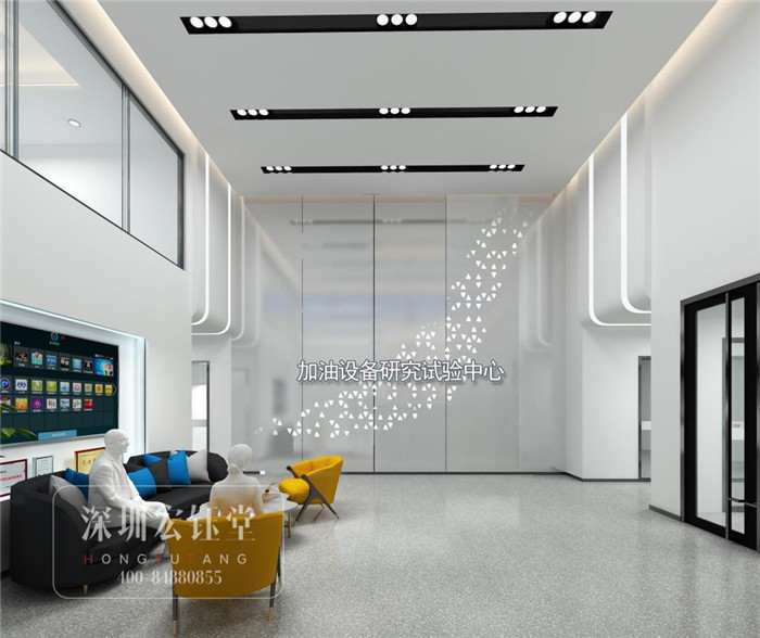 鄭州正星科技實驗室&辦公室裝修效果圖