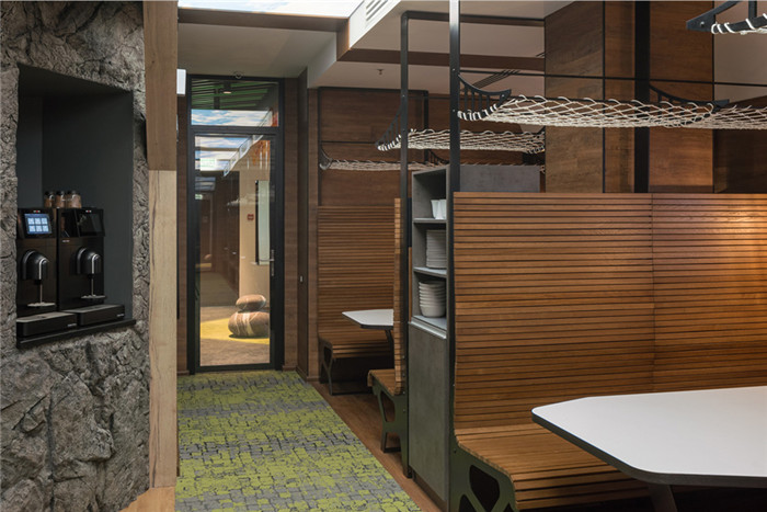 員工餐廳裝修設計-國外自然森林主題廣告網站公司辦公室裝修方案 員工餐廳裝修設計-國外自然森林主題廣告網站公司辦公室裝修方案