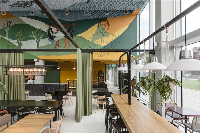 鄭州餐廳裝修公司分享國外藝術餐廳裝修設計方案