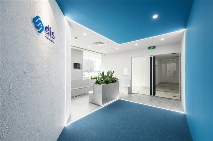 前臺設計-科技簡約風跨界電子商務公司辦公室裝修設計方案 前臺設計-科技簡約風跨界電子商務公司辦公室裝修設計方案