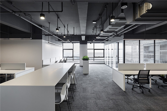 敞開辦公區裝修設計-現代極簡工業風華為軟件中心辦公室裝修設計方案 敞開辦公區裝修設計-現代極簡工業風華為軟件中心辦公室裝修設計方案