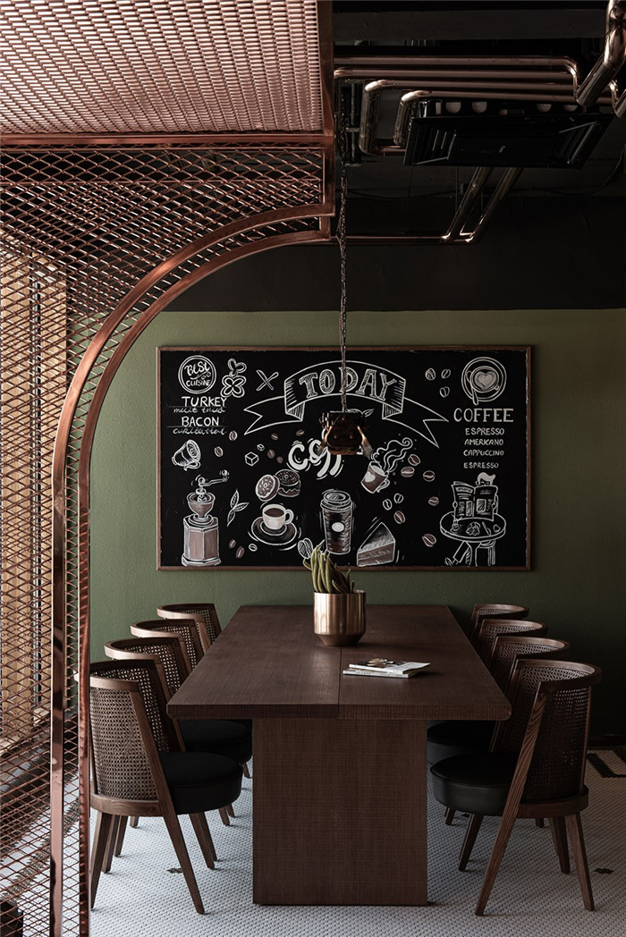 特色重金屬工業風精品咖啡廳裝修設計方案