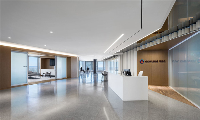 時尚簡約風國際律師事務所辦公室裝修設計案例