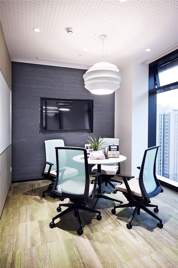 小型洽談室設計-5000平現代風科技公司集團總部辦公裝修設計方案 小型洽談室設計-5000平現代風科技公司集團總部辦公裝修設計方案