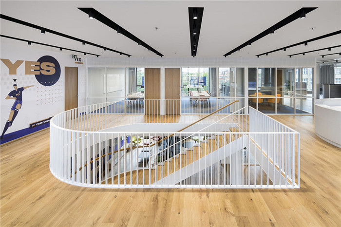 簡約北歐風體育博彩公司辦公室裝修設計方案