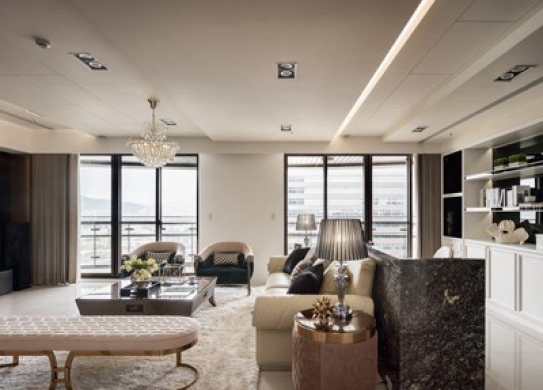 新鄭雙拼別墅裝修設計