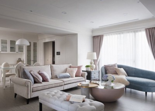 鄭州美式優雅大平層裝修